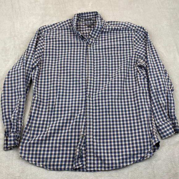 Columbia Eddie Bauer Men's Shirts Size XL Lot Of Two Long Sleeve Plaid Casual - Picture 8 of 9